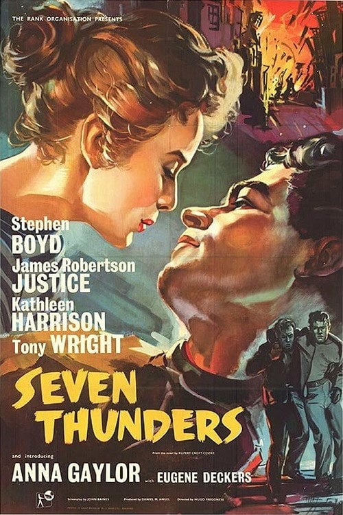 Movie poster for Seven Thunders (1957)