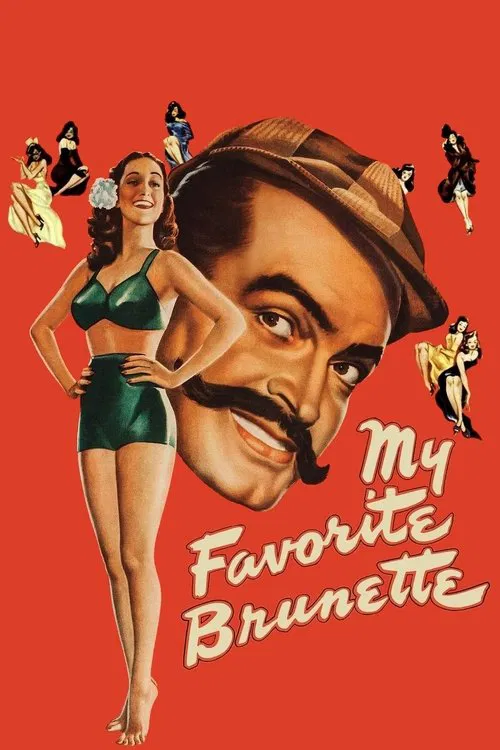 Movie poster for My Favorite Brunette (1947)