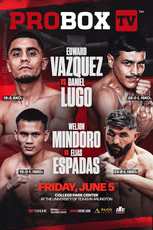 Movie poster for Edward Vazquez vs. Daniel Lugo (2026)