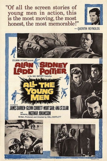 Movie poster for All the Young Men (1960)