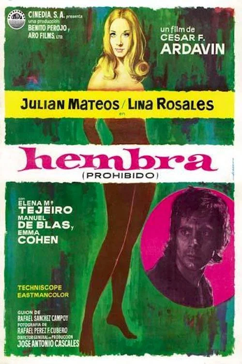 Movie poster for Hembra (1970)