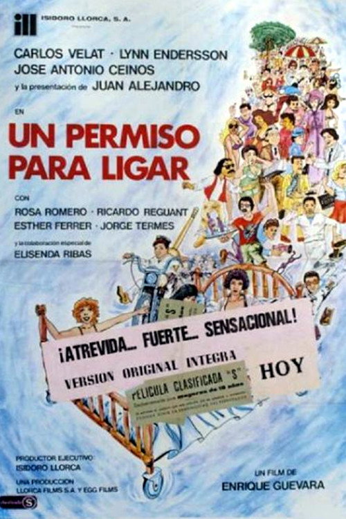 Movie poster for Un permiso para ligar (1980)