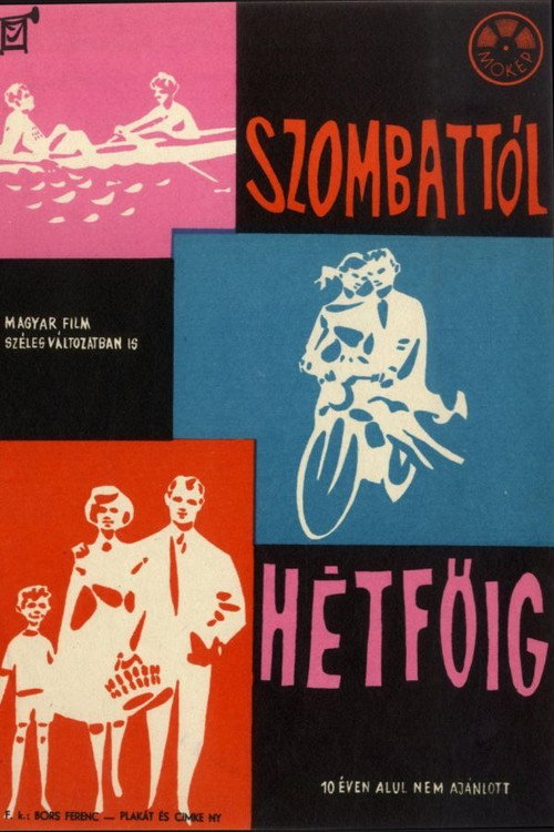 Movie poster for Szombattól hétföig (1959)