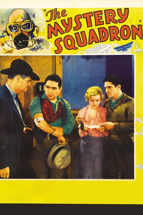 Movie poster for The Mystery Squadron (1933)