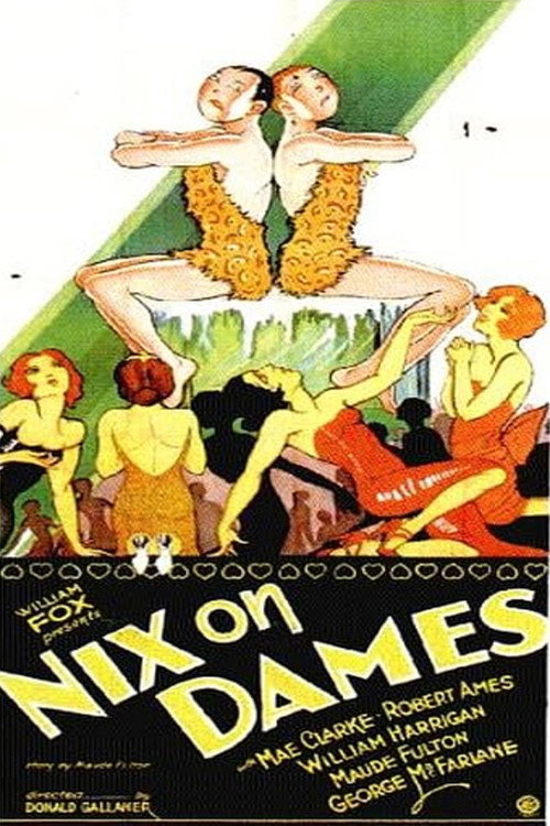 Movie poster for Nix on Dames (1929)