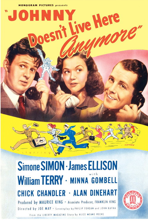 Movie poster for Johnny Doesn't Live Here Anymore (1944)
