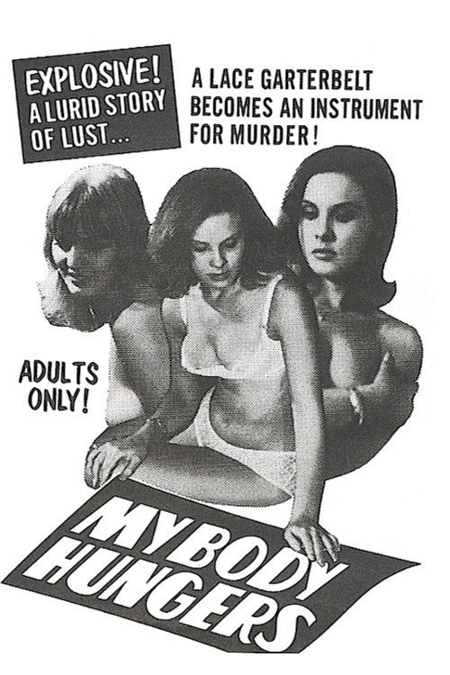 Movie poster for My Body Hungers (1967)
