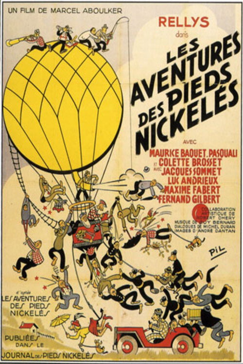 Movie poster for Les Aventures des Pieds-Nickelés (1948)