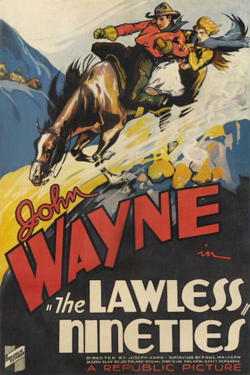 Movie poster for The Lawless Nineties (1936)