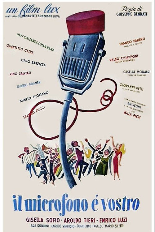 Movie poster for Il microfono è vostro (1951)