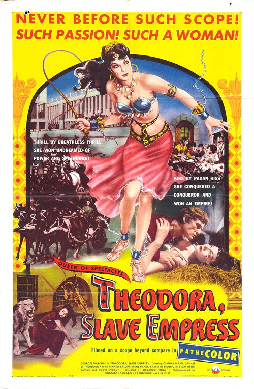Movie poster for Theodora, Slave Empress (1954)
