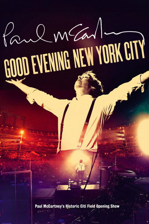 Movie poster for Paul McCartney: Good Evening New York City (2009)