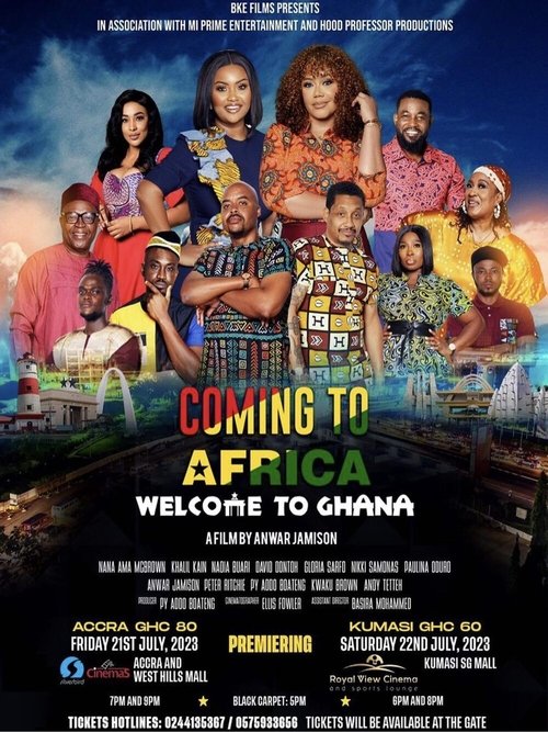 Movie poster for Coming to Africa: Welcome to Ghana (2023)