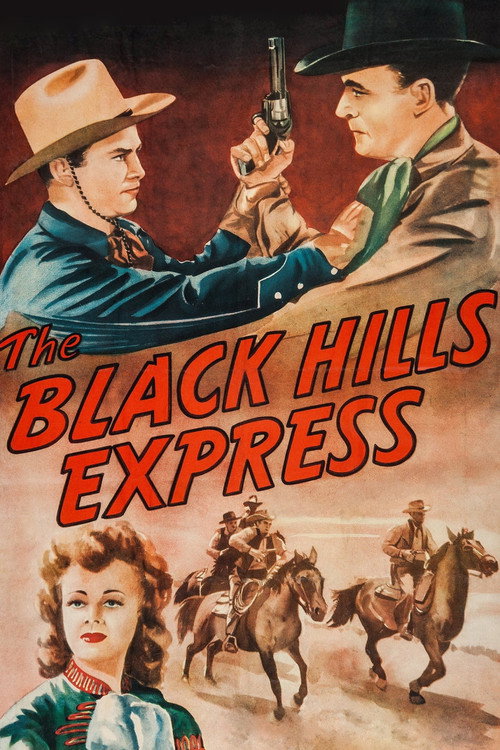 Movie poster for Black Hills Express (1943)