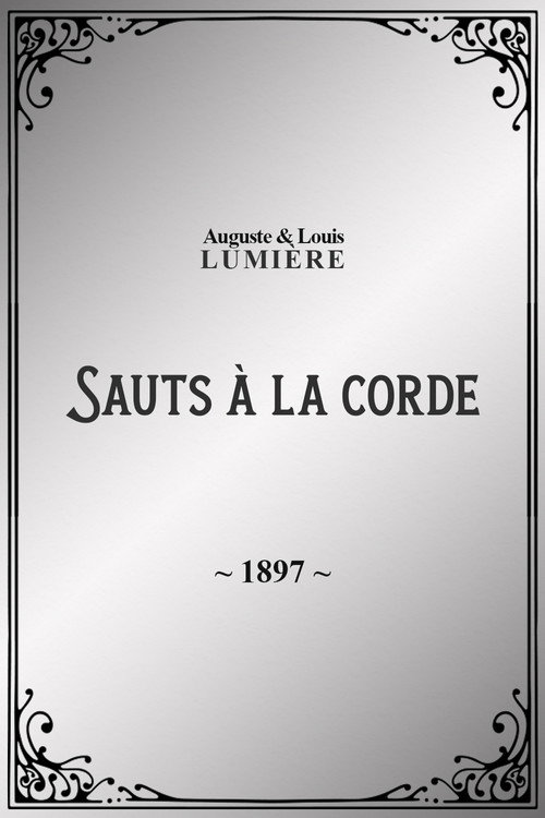Movie poster for Sauts à la corde (1897)