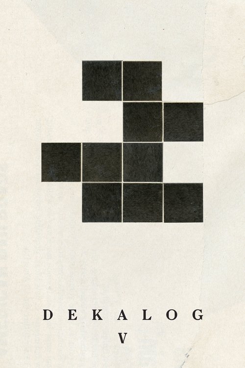 Movie poster for Decalogue V (1989)