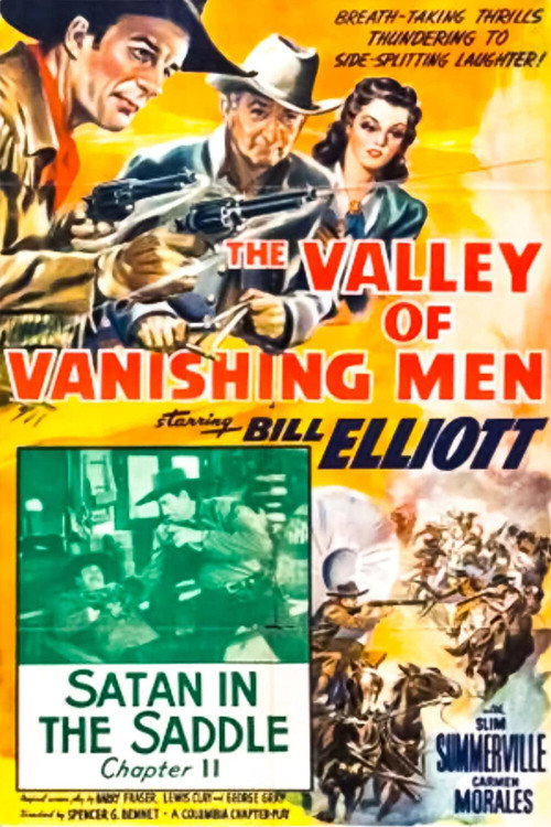 Movie poster for The Valley of Vanishing Men (1942)