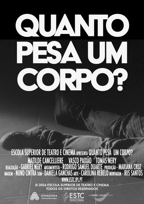 Movie poster for How Much Does A Body Weigh? (2024)