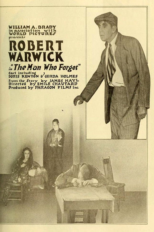 Movie poster for The Man Who Forgot (1917)