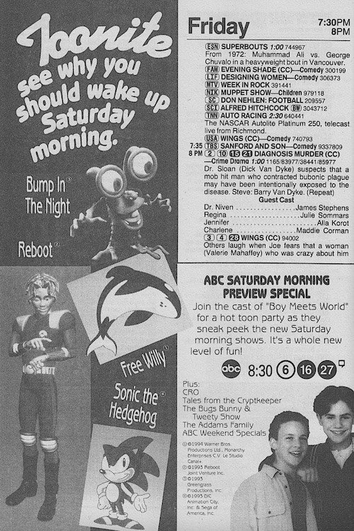 Movie poster for ABC Saturday Morning Preview Special (1994)