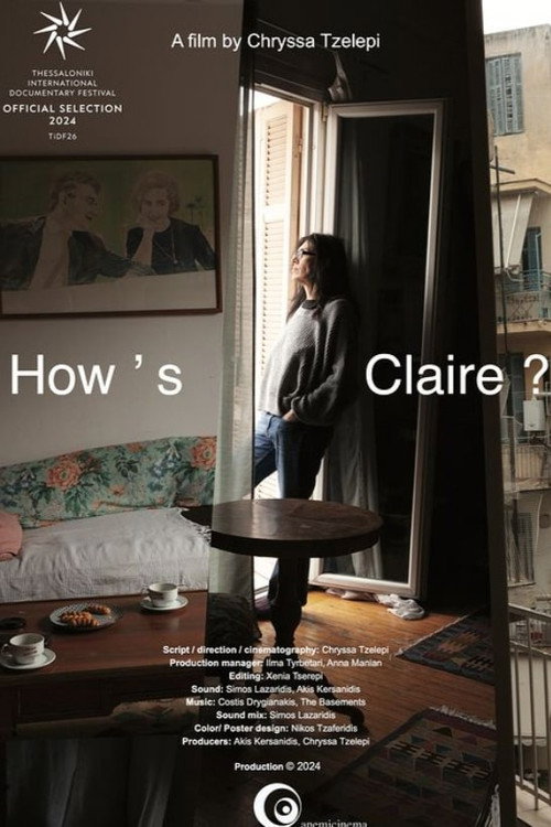 Movie poster for How's Claire? (2024)