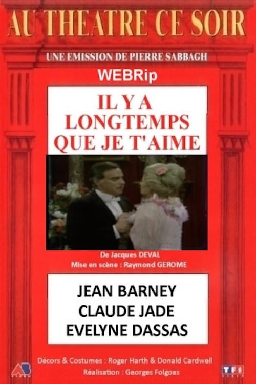 Movie poster for Il y a longtemps que je t'aime (1974)