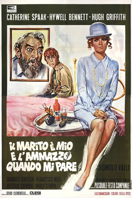 Movie poster for Il marito è mio e l'ammazzo quando mi pare (1968)