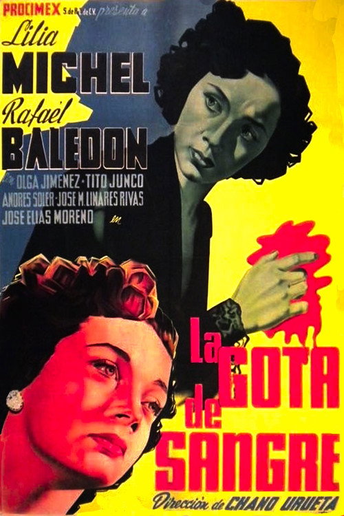 Movie poster for La gota de sangre (1950)