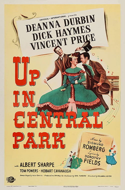 Movie poster for Up in Central Park (1948)