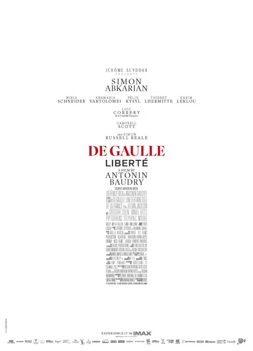 Movie poster for De Gaulle: Liberté (2026)