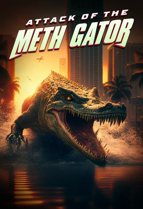Movie poster for Attack of the Meth Gator (2024)