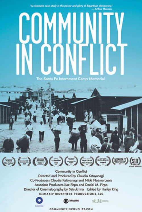 Movie poster for Community in Conflict: The Santa Fe Internment Camp Marker (2023)