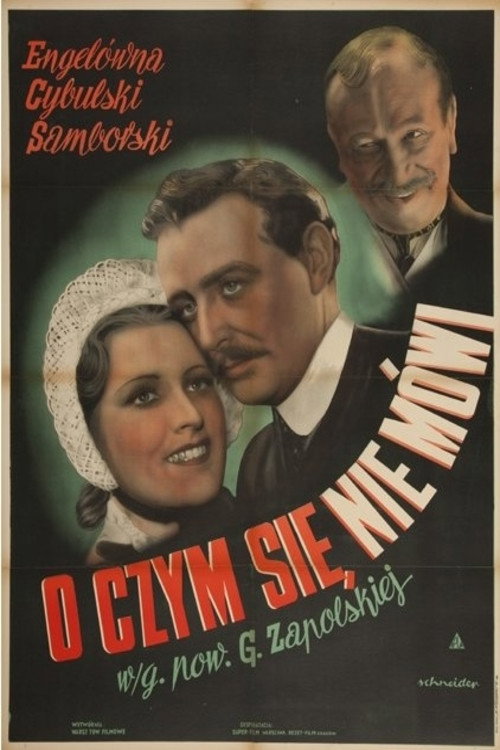 Movie poster for O czym się nie mówi... (1939)