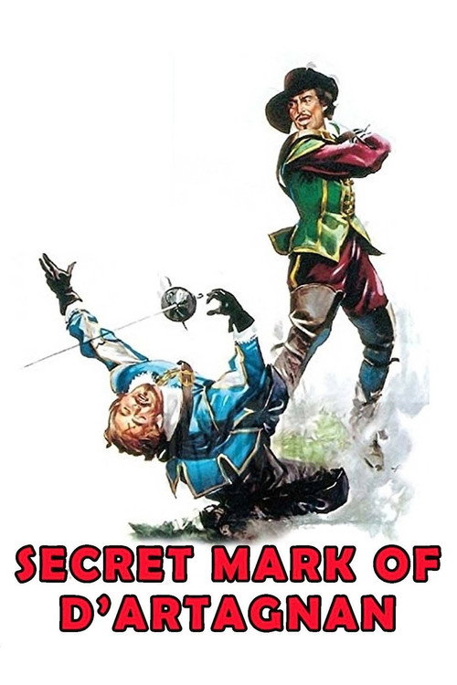 Movie poster for The Secret Mark of D'Artagnan (1962)