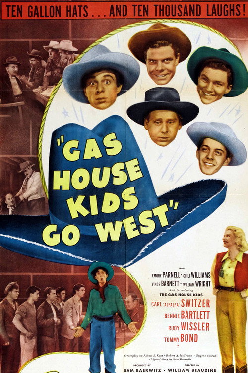 Movie poster for Gas House Kids Go West (1947)