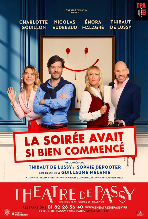 Movie poster for La soirée avait si bien commencé (2026)