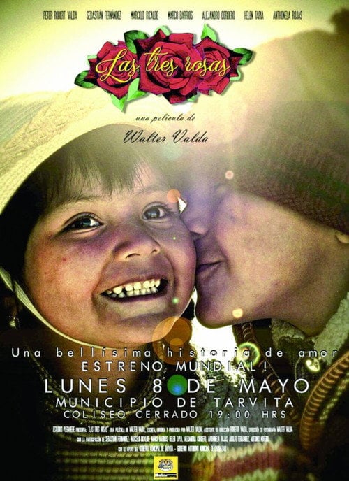 Movie poster for Las tres rosas (2018)