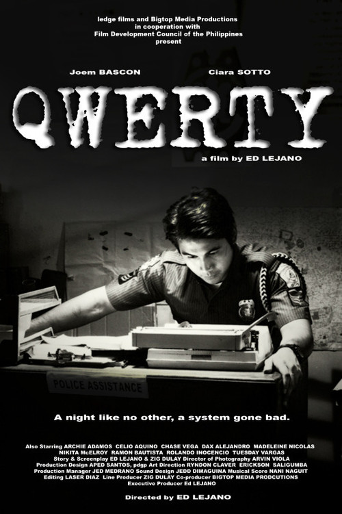 Movie poster for Qwerty (2012)