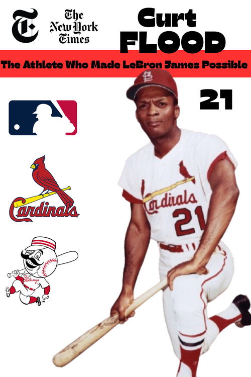 Movie poster for Curt Flood: The Athlete Who Made LeBron James Possible (2014)