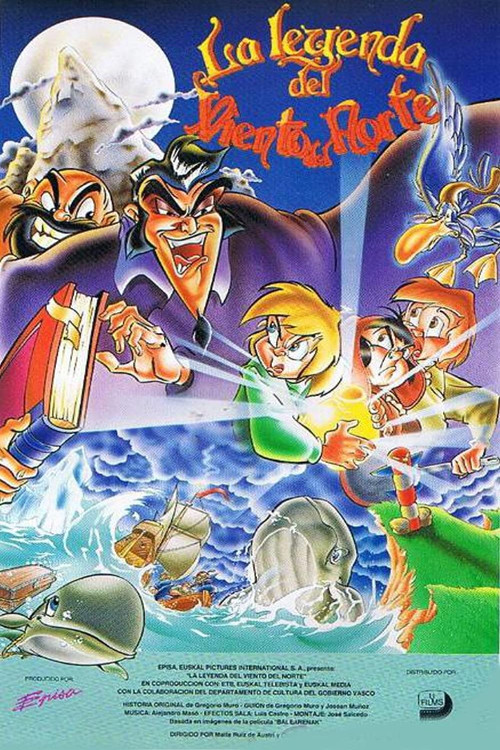 Movie poster for The Legend of the North Wind (1992)