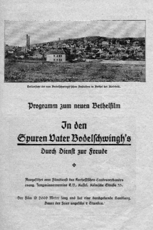 Movie poster for In den Spuren Vater Bodelschwinghs (1931)