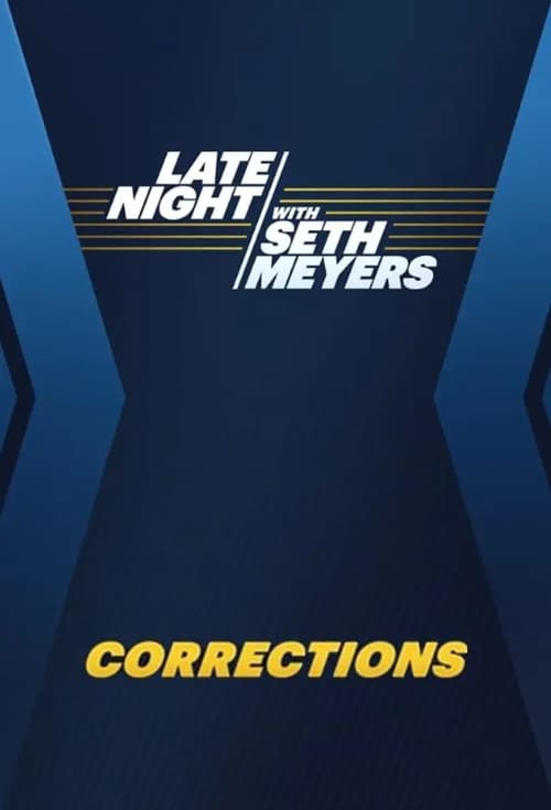Late Night with Seth Meyers: Corrections poster
