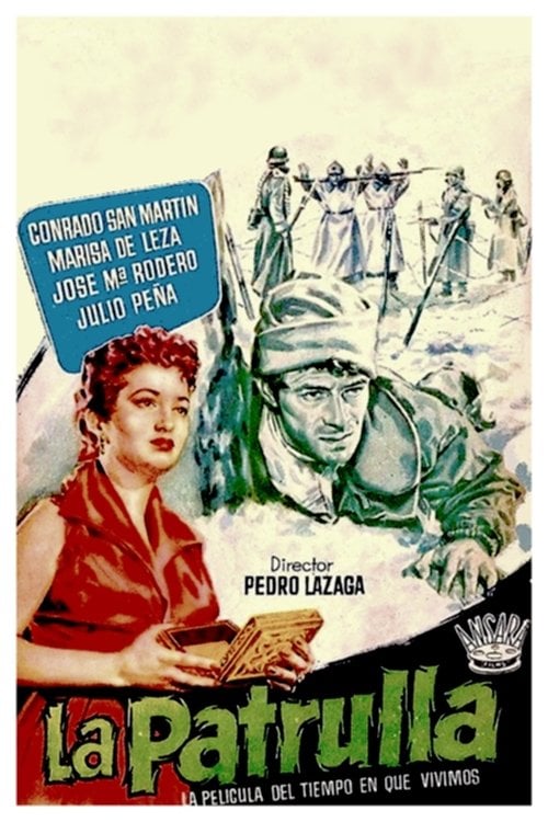 Movie poster for La patrulla (1954)