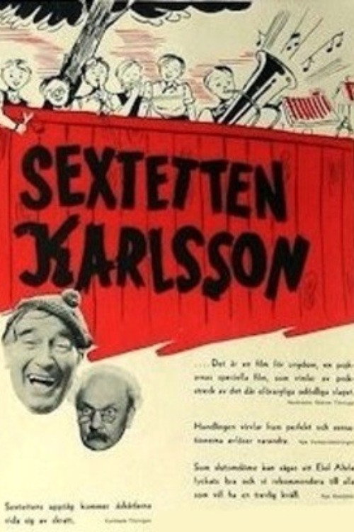 Movie poster for Sextetten Karlsson (1945)