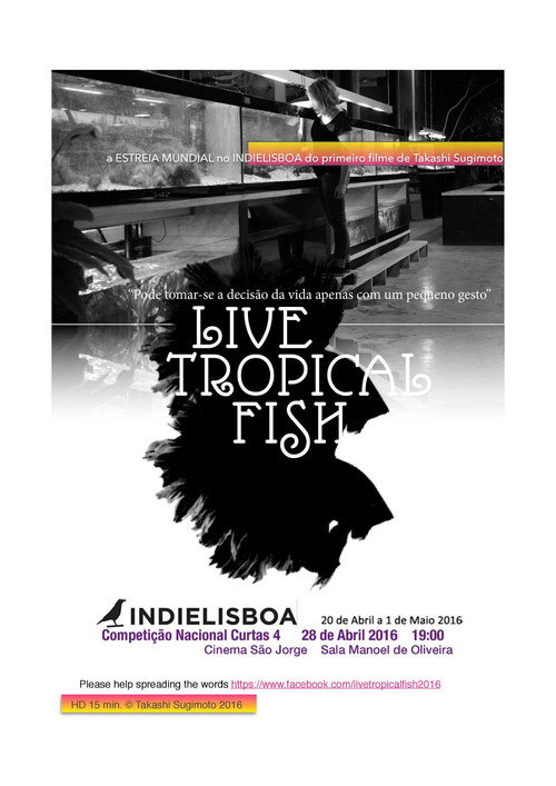 Movie poster for Live Tropical Fish (2016)