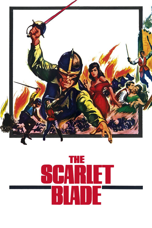 Movie poster for The Scarlet Blade (1963)