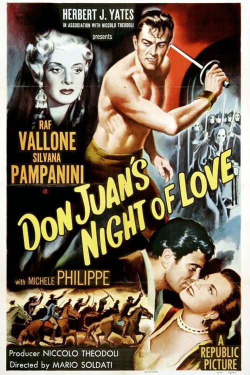 Movie poster for Don Juan's Night of Love (1952)
