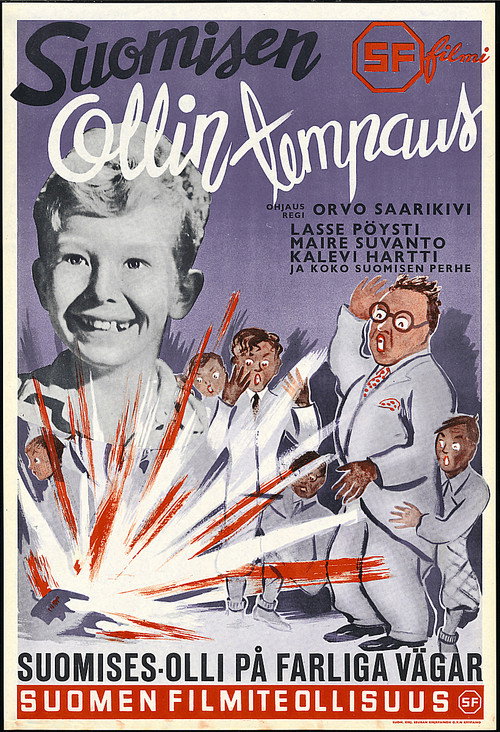 Movie poster for Suomisen Ollin tempaus (1942)