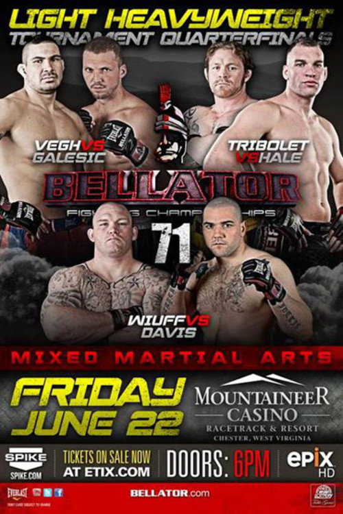 Movie poster for Bellator 71 (2012)