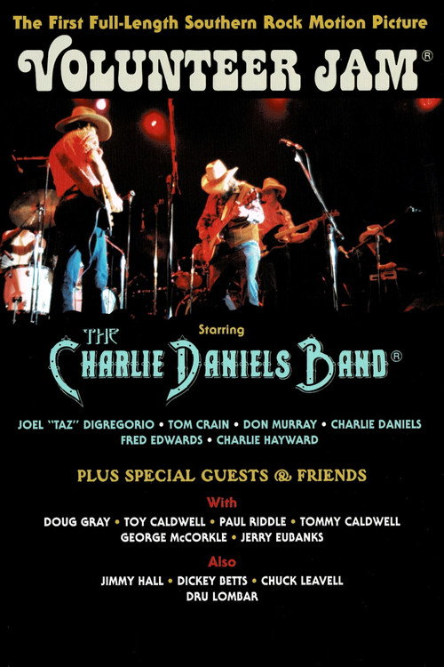 Movie poster for The Charlie Daniels Band: Volunteer Jam 1975 (1976)
